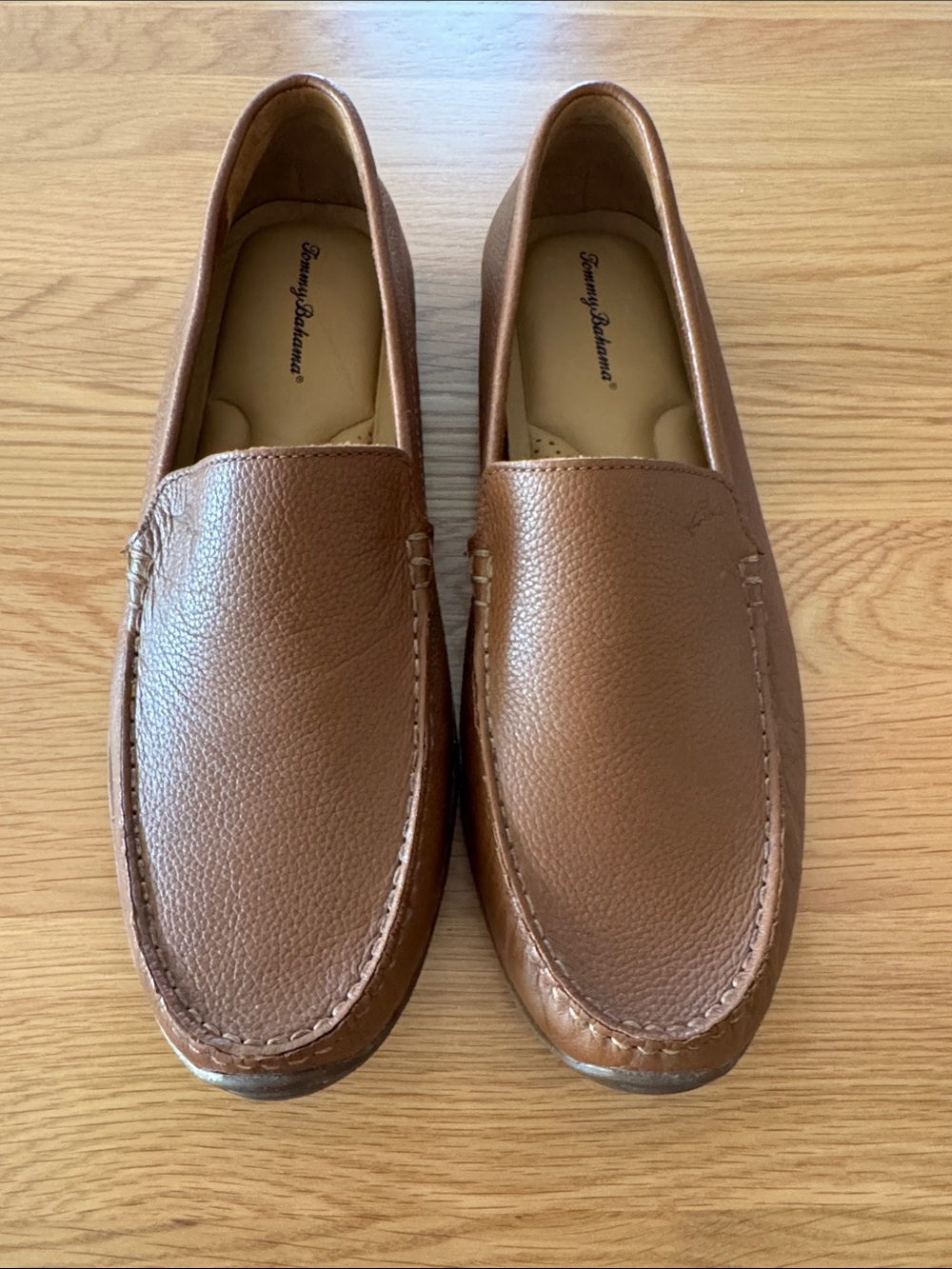 Tommy Bahama Leather Orion Driver Slip-On Loafers
